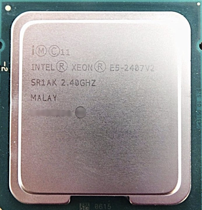 Intel SR1AK Xeon E5-2407 v2 Quad Core 2.4GHz CPU Processor 10MB 80W w/ Grease, Used
