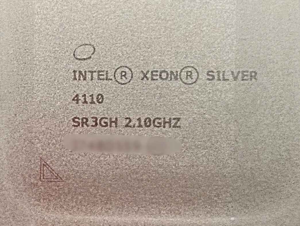 Intel SR3GH 2.1GHZ/11MB/85W/8C AG 4110, Used