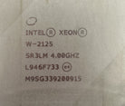 Intel SR3LM W-2125 4.0GHZ/8.25MB/120W/4C Xeon LGA2066, Used