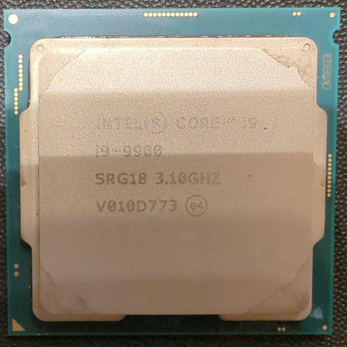 Intel SRG18 I9-9900 3.10GHZ 16MB 8C LGA1151, Used