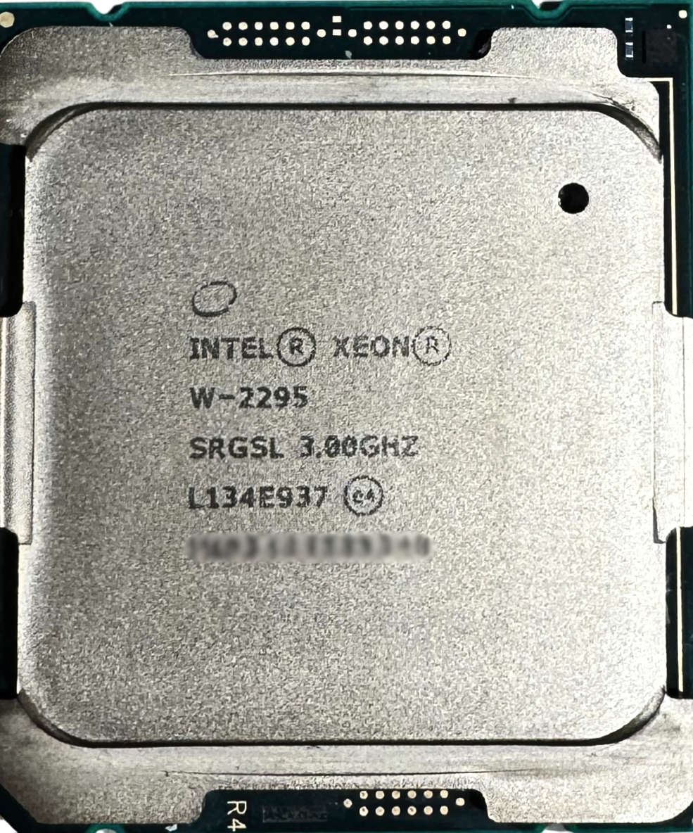 Intel SRGSL 3.0GHZ/24.75MB/165W/18C, W-2295, Used