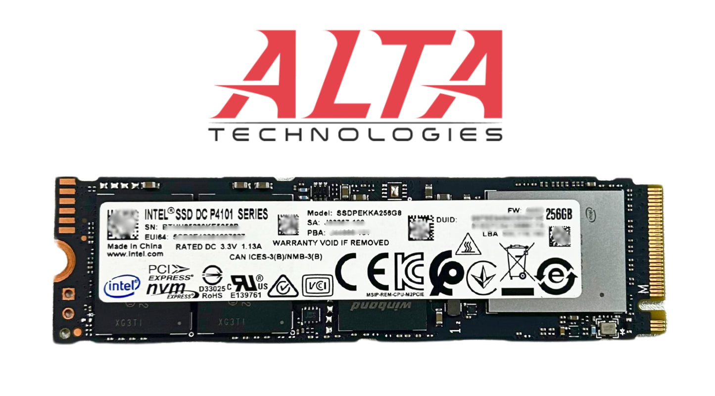 Intel SSDPEKKA256G8 256GB SSD NVME M.2 INTEL DC P4101, Used