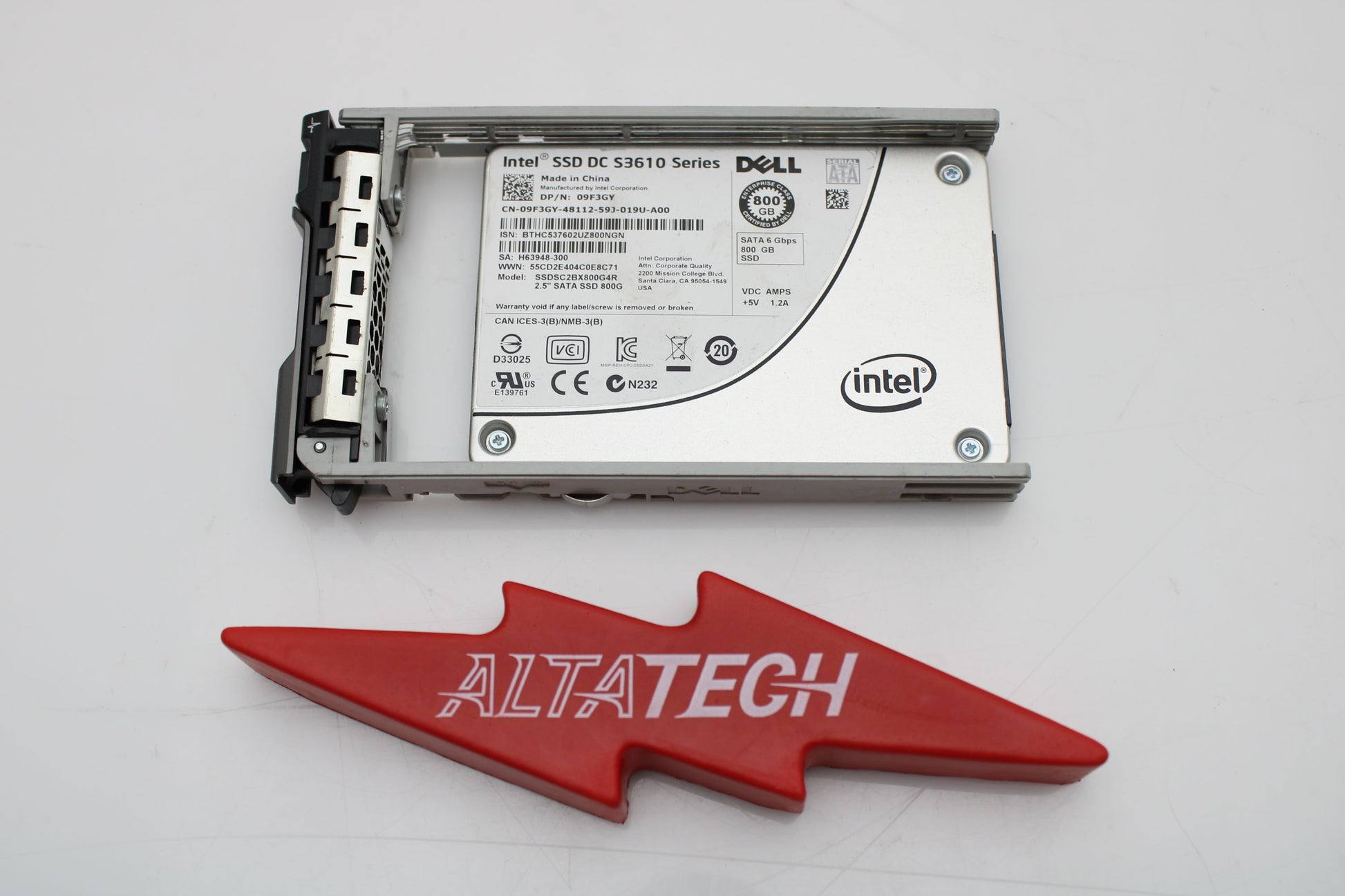 Intel SSDSC2BX800G4R 800GB SSD SATA 2.5 6G MU, Used