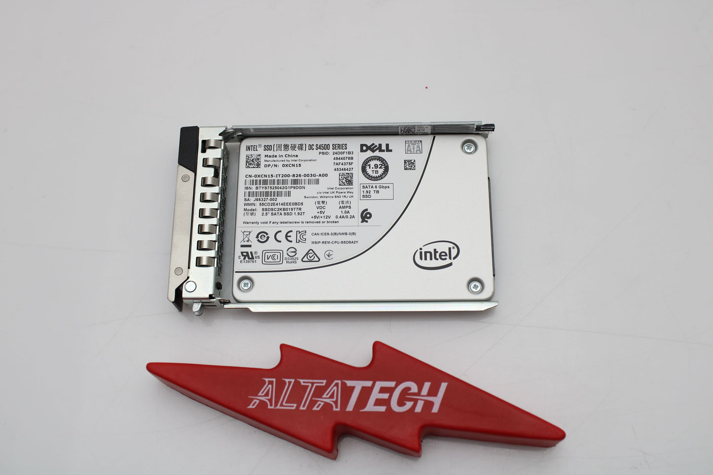 Intel SSDSC2KB019T7R 1.92TB SSD SATA 2.5 6G RI S4500, Used
