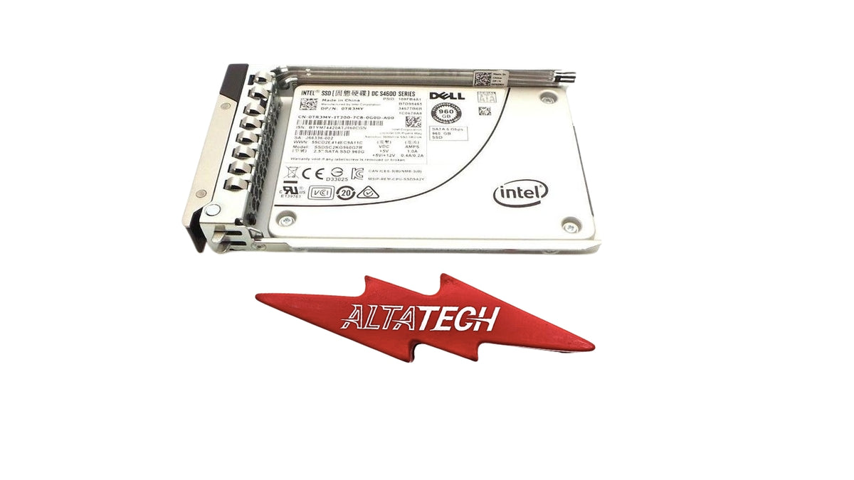 Intel SSDSC2KG960G7R Intel DC S4600 SSDSC2KG960G7R 960GB SSD SATA 2.5" 6G MU Mixed Use Dell TR3MY, Used