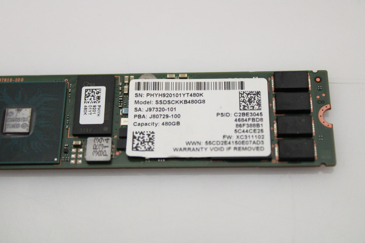 Intel SSDSCKKB480G8 480GB SSD SATA 6G M.2, Used