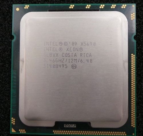 Intel X5690 Xeon 6-Core 3.46GHz LGA1366/Socket B Processor w/ Thermal Grease, Used