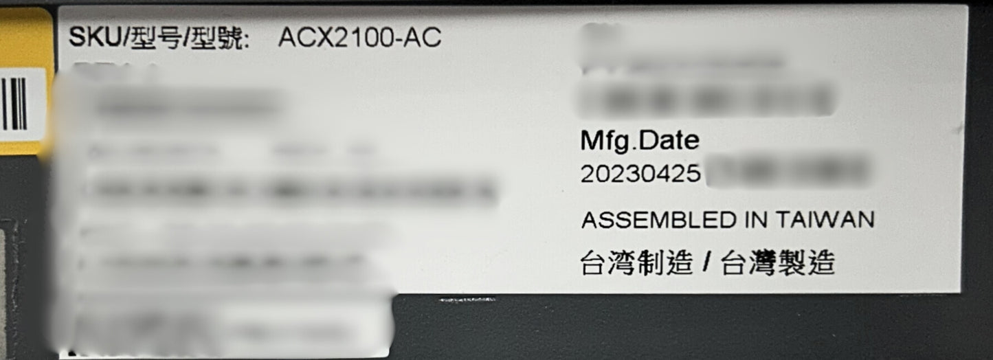 Juniper Networks ACX2100-AC 16x T1/E1 2x 10GbE SFP+ 10x GbE Dual AC, Used