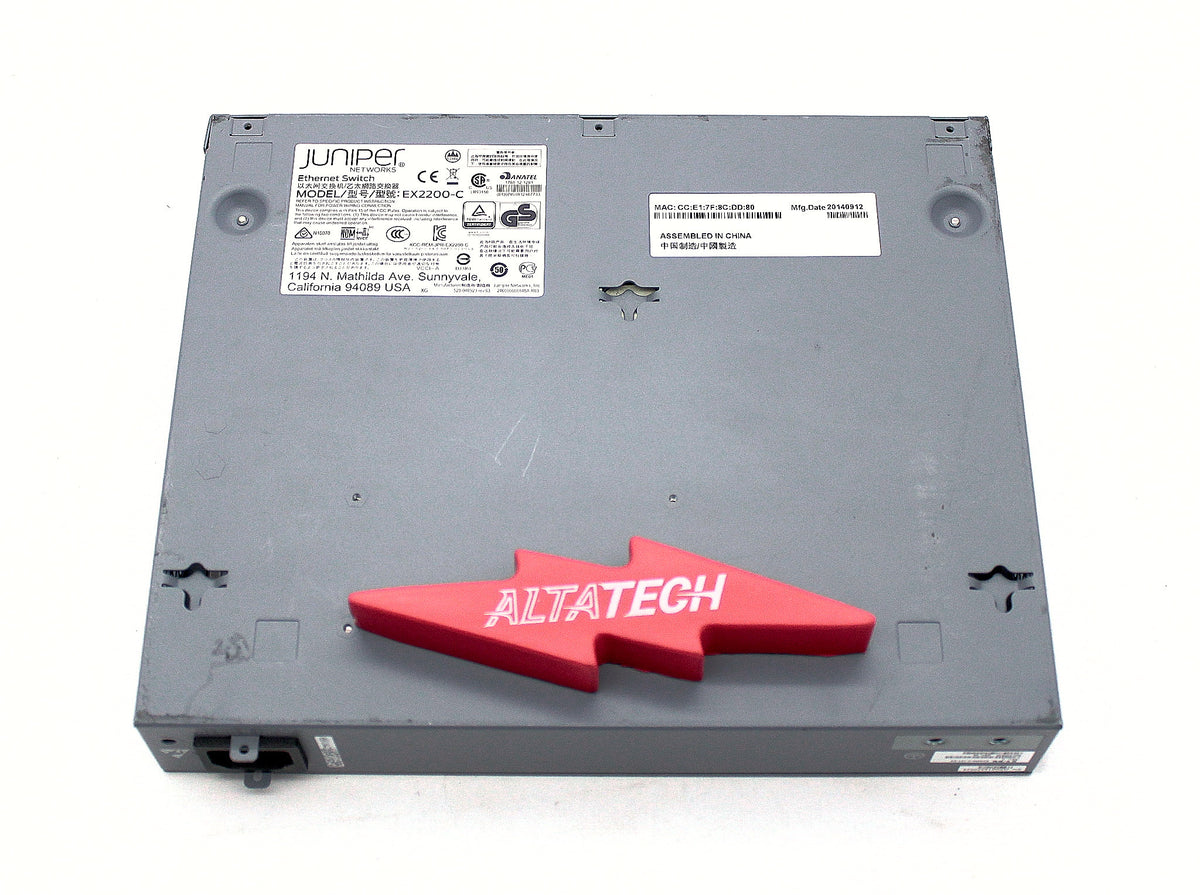 Juniper Networks EX2200-C-12T-2G JUNIPER EX2200-C 12-PORT SWITCH, Used