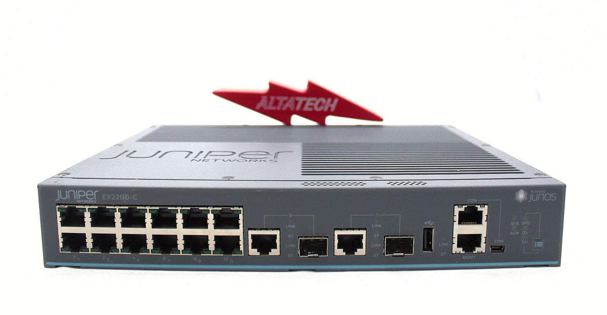 Juniper Networks EX2200-C-12T-2G JUNIPER EX2200-C 12-PORT SWITCH, Used
