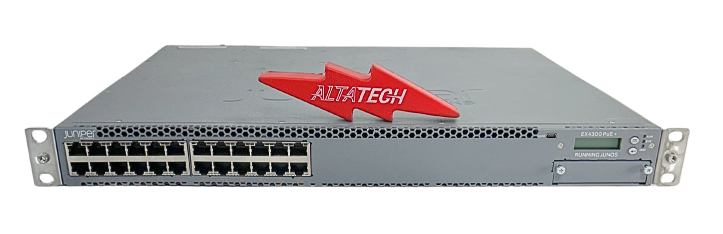 Juniper Networks EX4300-24P EX4300 24 Port 10/100/1000BASE-T Managed Ethernet Switch, Used