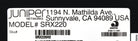 Juniper Networks SRX220H2 SRX SERVICES GATEWAY 220, Used