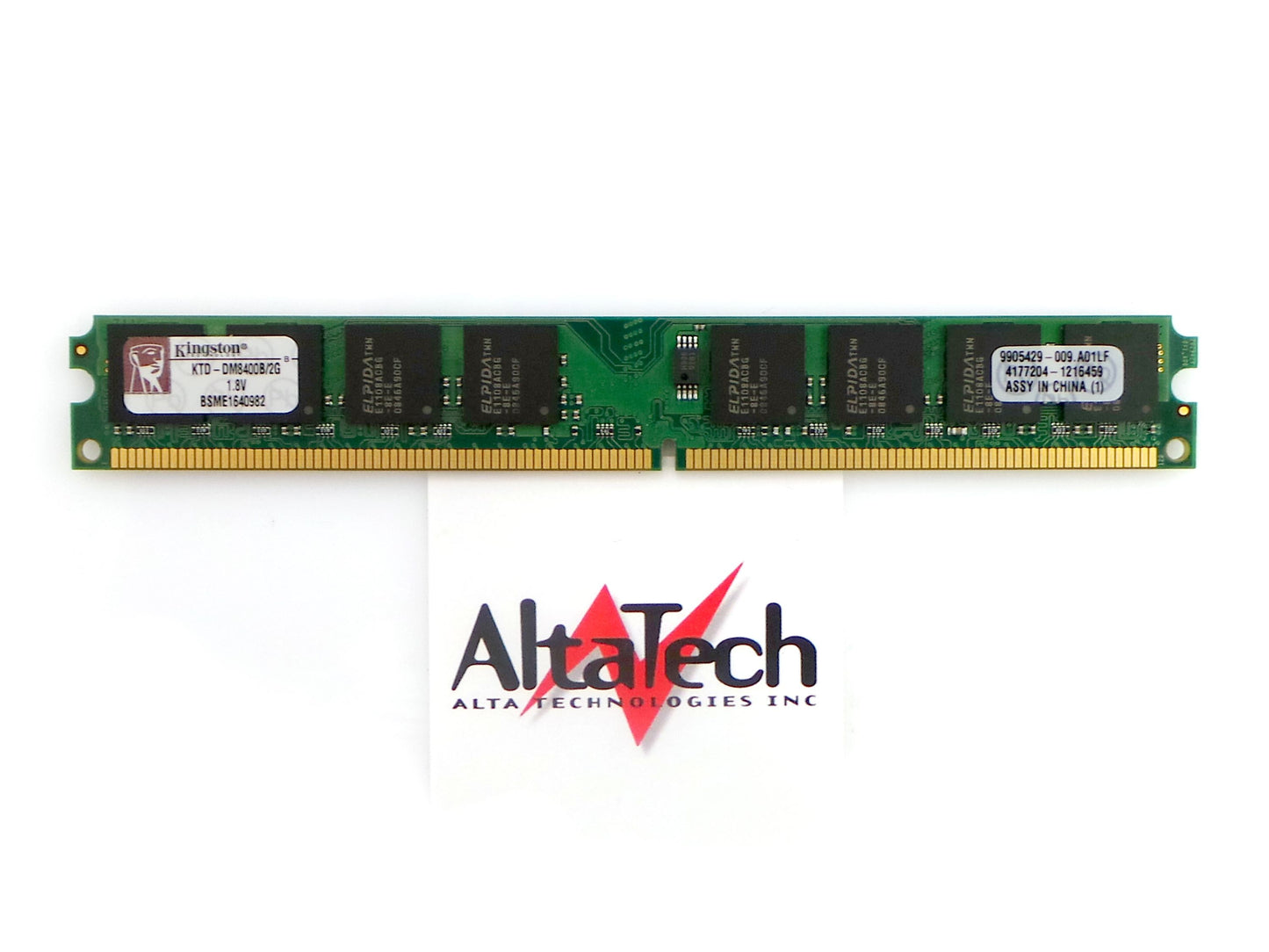 Kingston 2GB PC2-5300U Memory KTD-DM8400B/2G 2Rx8 DDR2-667 R