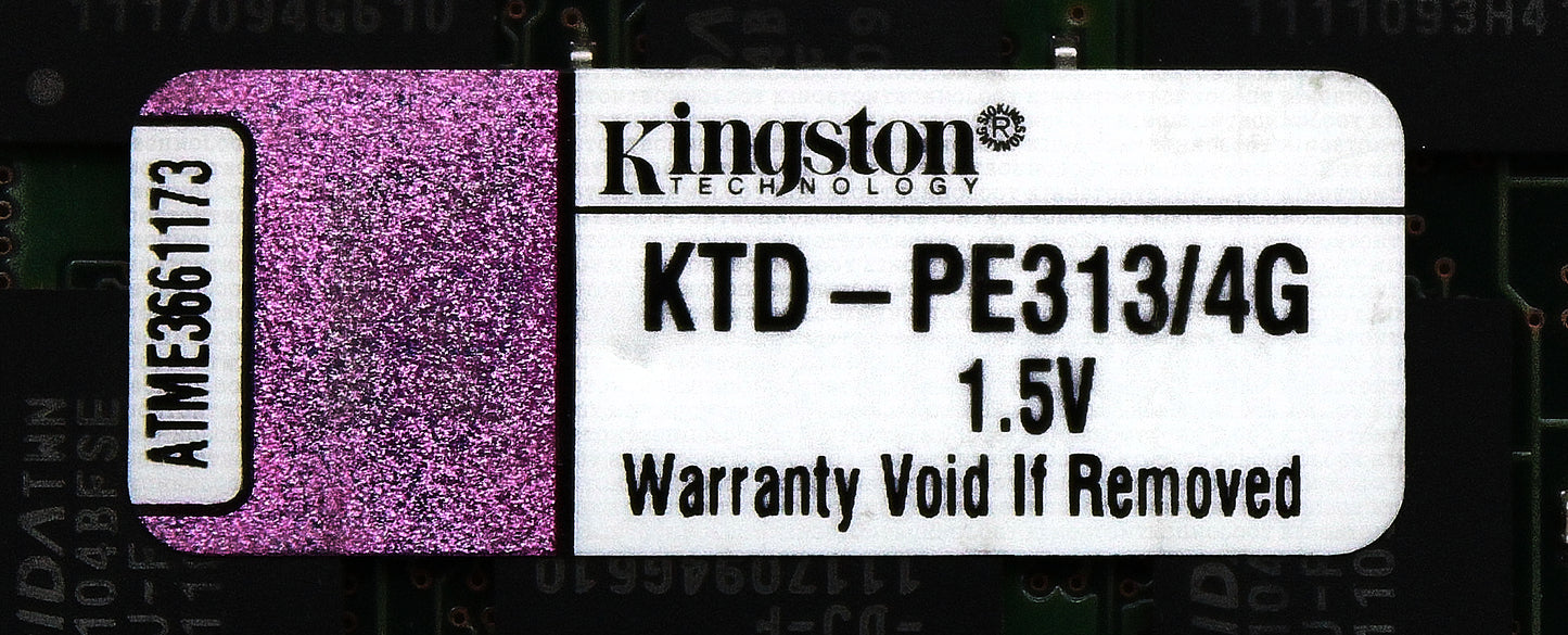 Kingston KTD-PE313/4G 4GB PC3-10600R DDR3-1333 ECC, Used