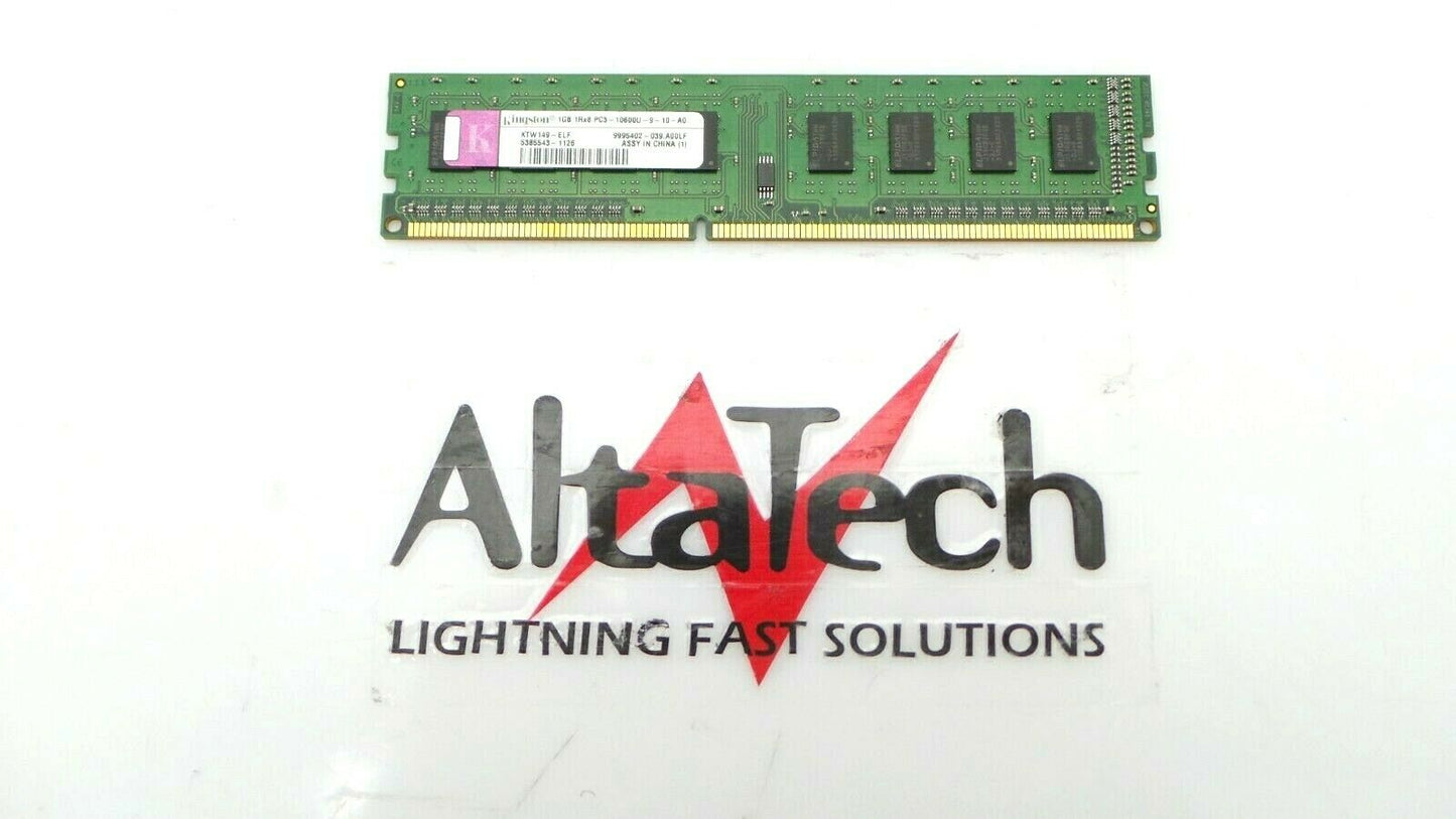 Kingston KTW149-ELF 1GB PC3-10600U 1Rx8 N-ECC, Used