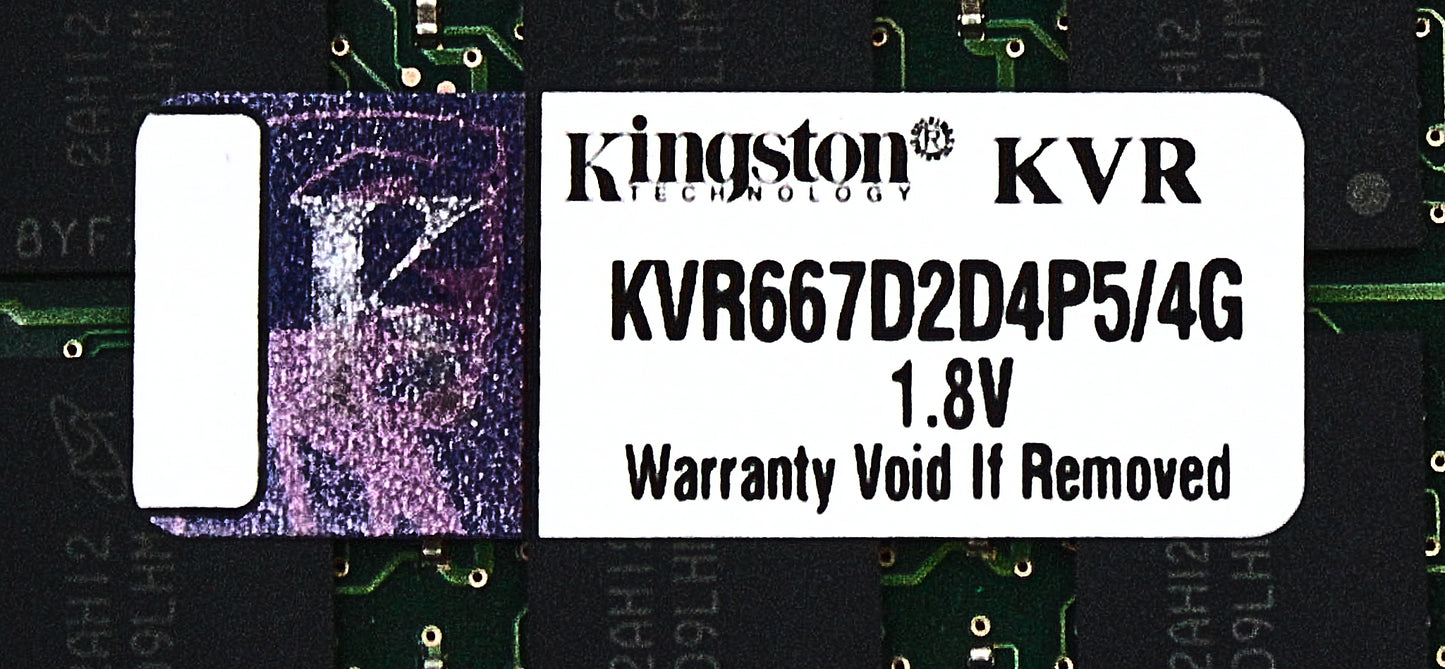 Kingston KVR667D2D4P5/4G 4GB PC2-5300P DDR2-667 2RX4 ECC, Used