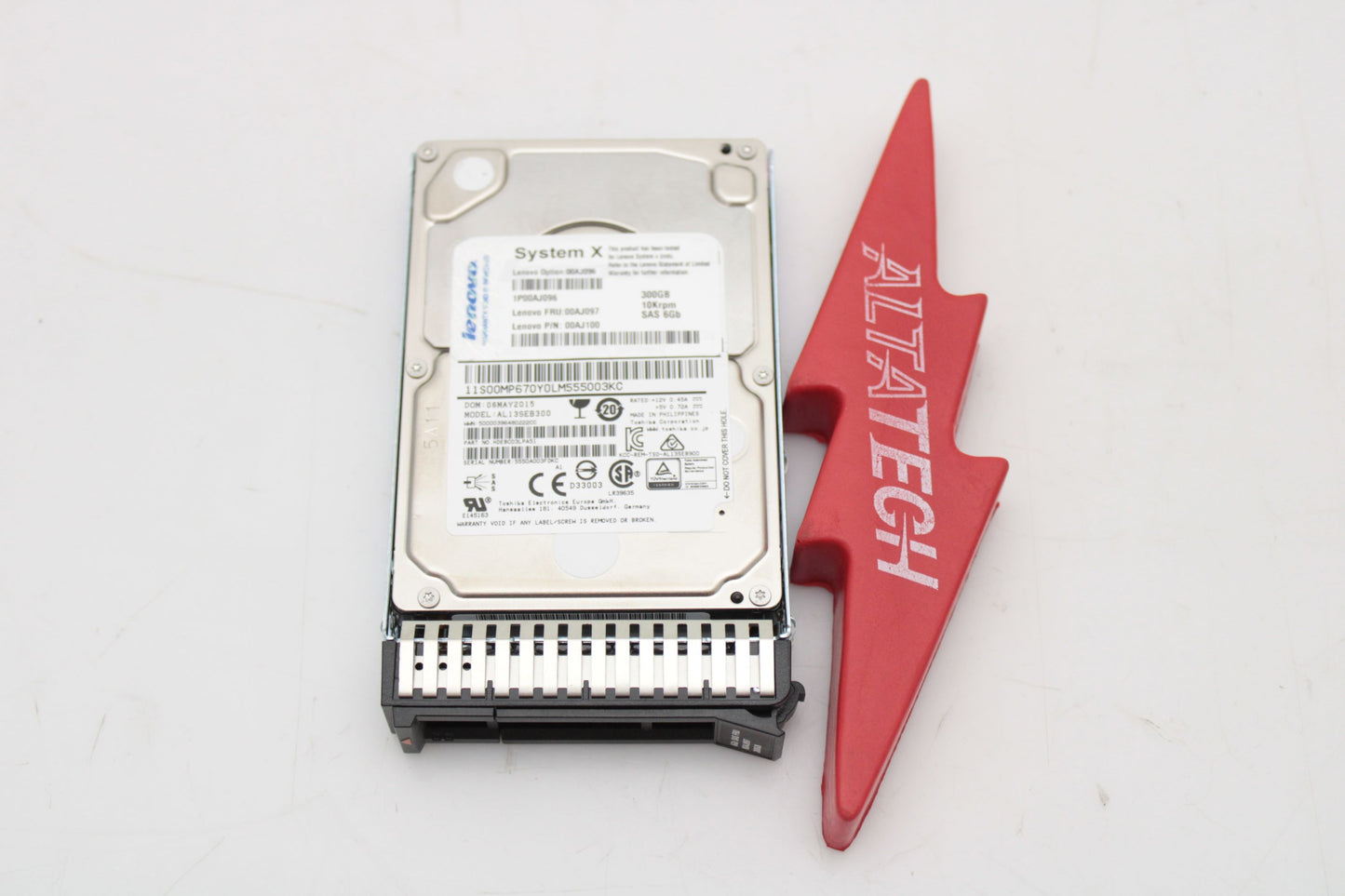 Lenovo 00AJ096 300GB 10K 6GBPS SAS 2.5" G3HS HDD, Used