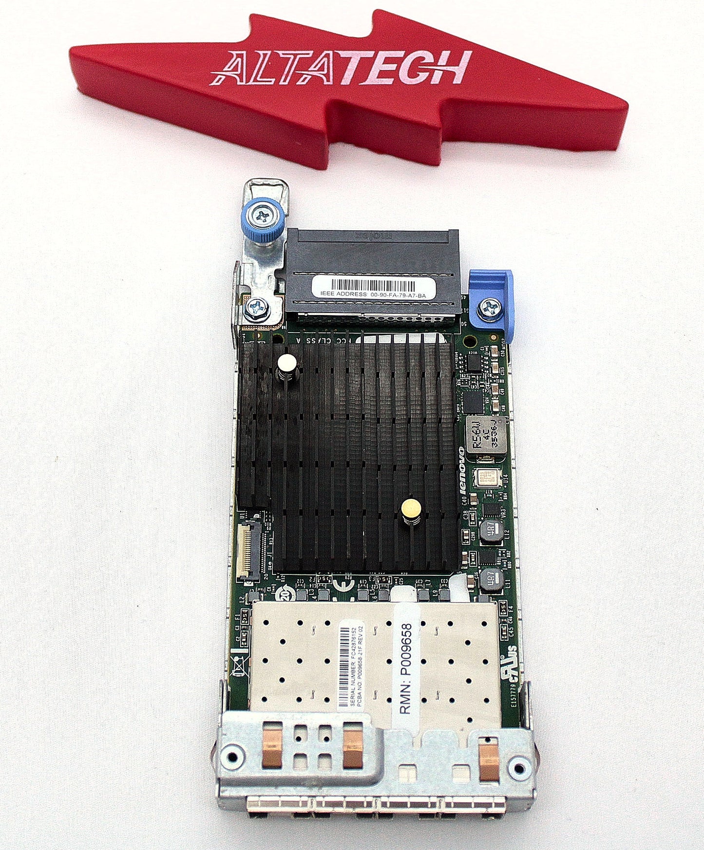 Lenovo 00FC460 4-Port 10GbE SFP+ Converged Network Adapter, Used
