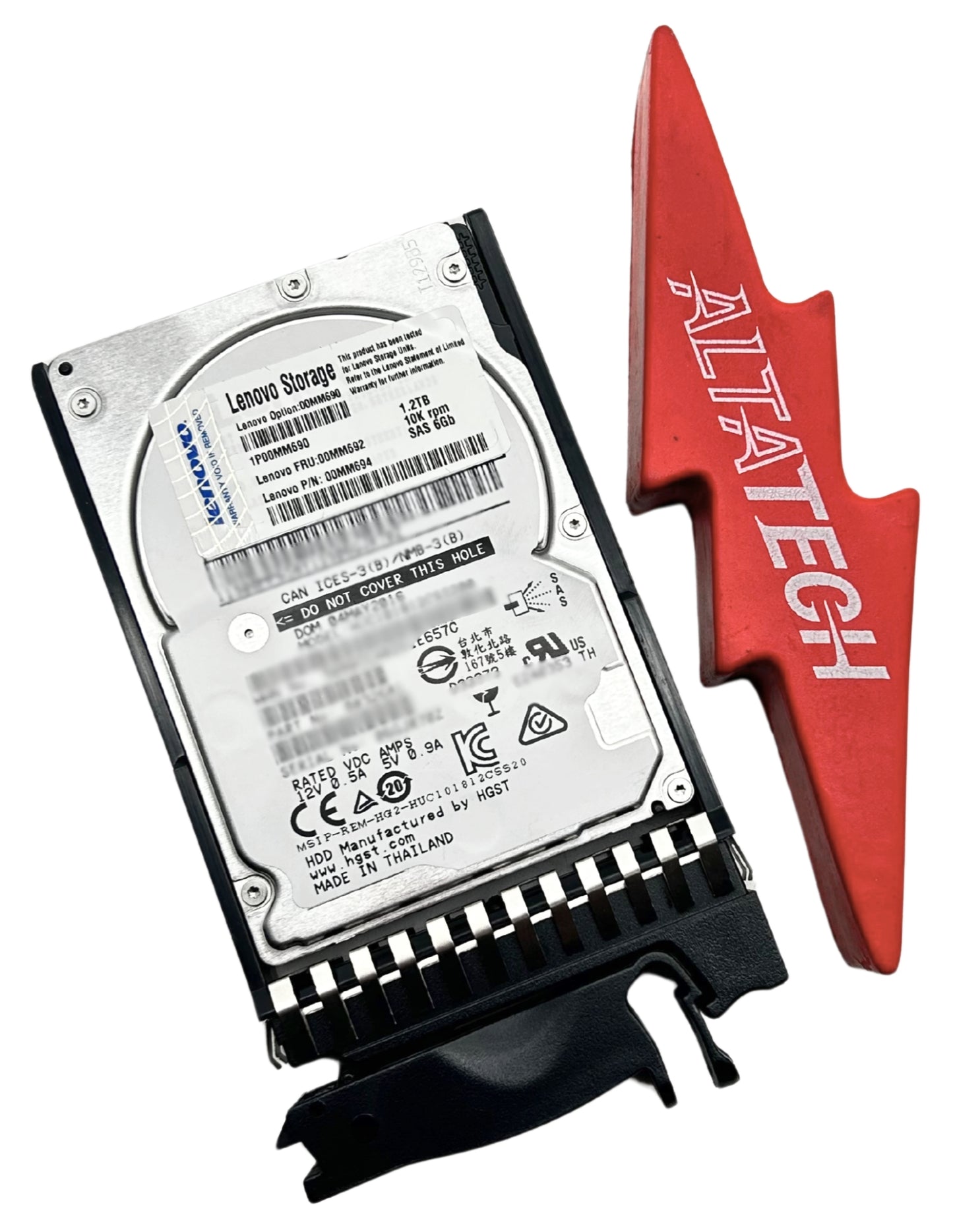 Lenovo 00MM692 1.2TB 10K 6G SAS 2.5 HD S2200 E1024, Used