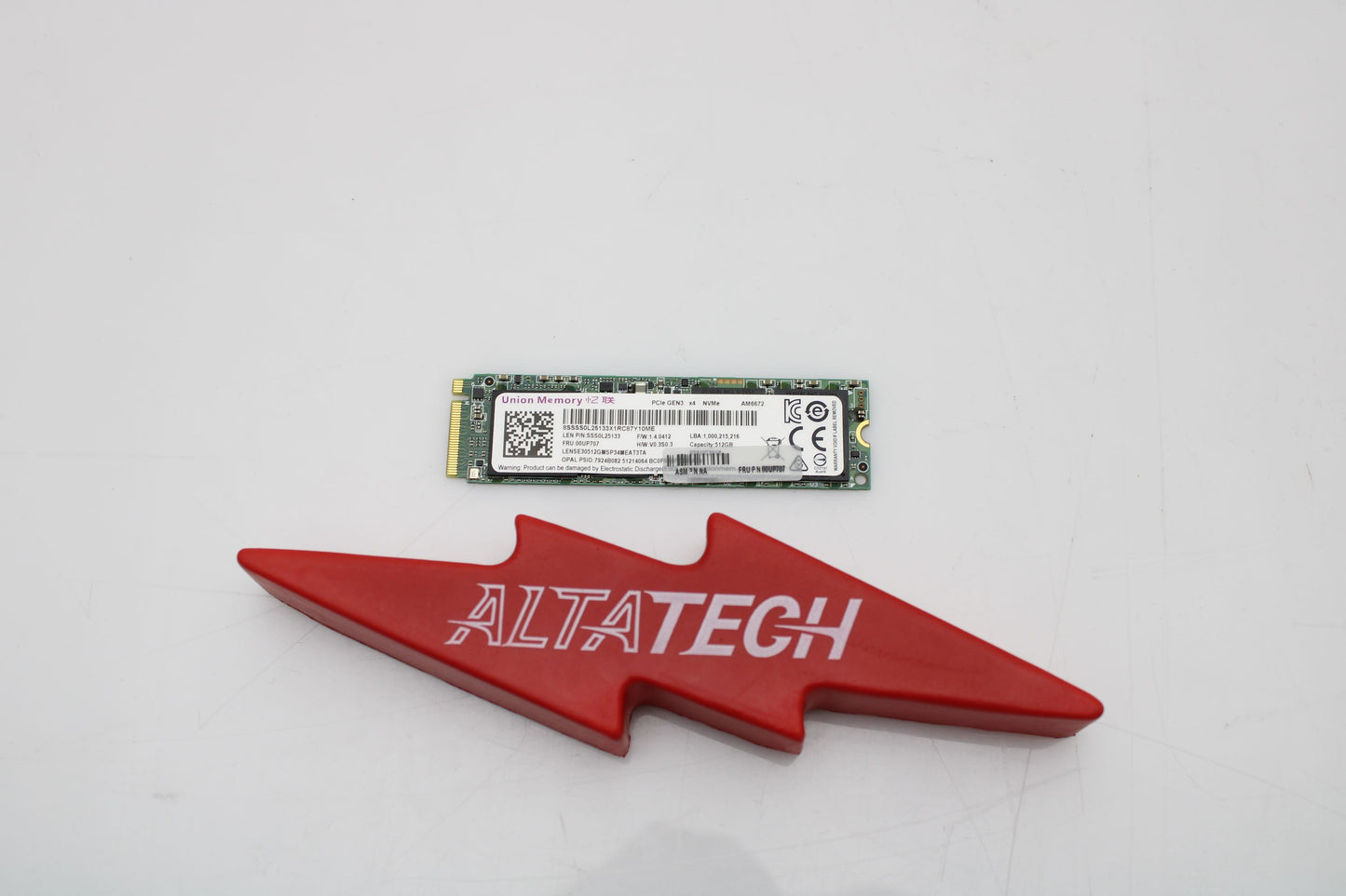 Lenovo 00UP707 512GB SSD M.2 PCIE NVME OPAL 80 (1), Used