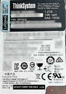 Lenovo 00YK016 1.2TB 10K SAS 12G 2.5