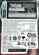 Lenovo 00YK022 1.2TB 10K 2.5 Inch SAS 12GB SED Hard Disk Drive, Used