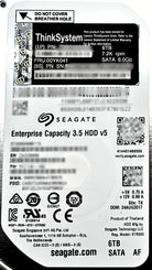 Lenovo 00YK041 6TB 7.2K SATA 6G 512E 3.5