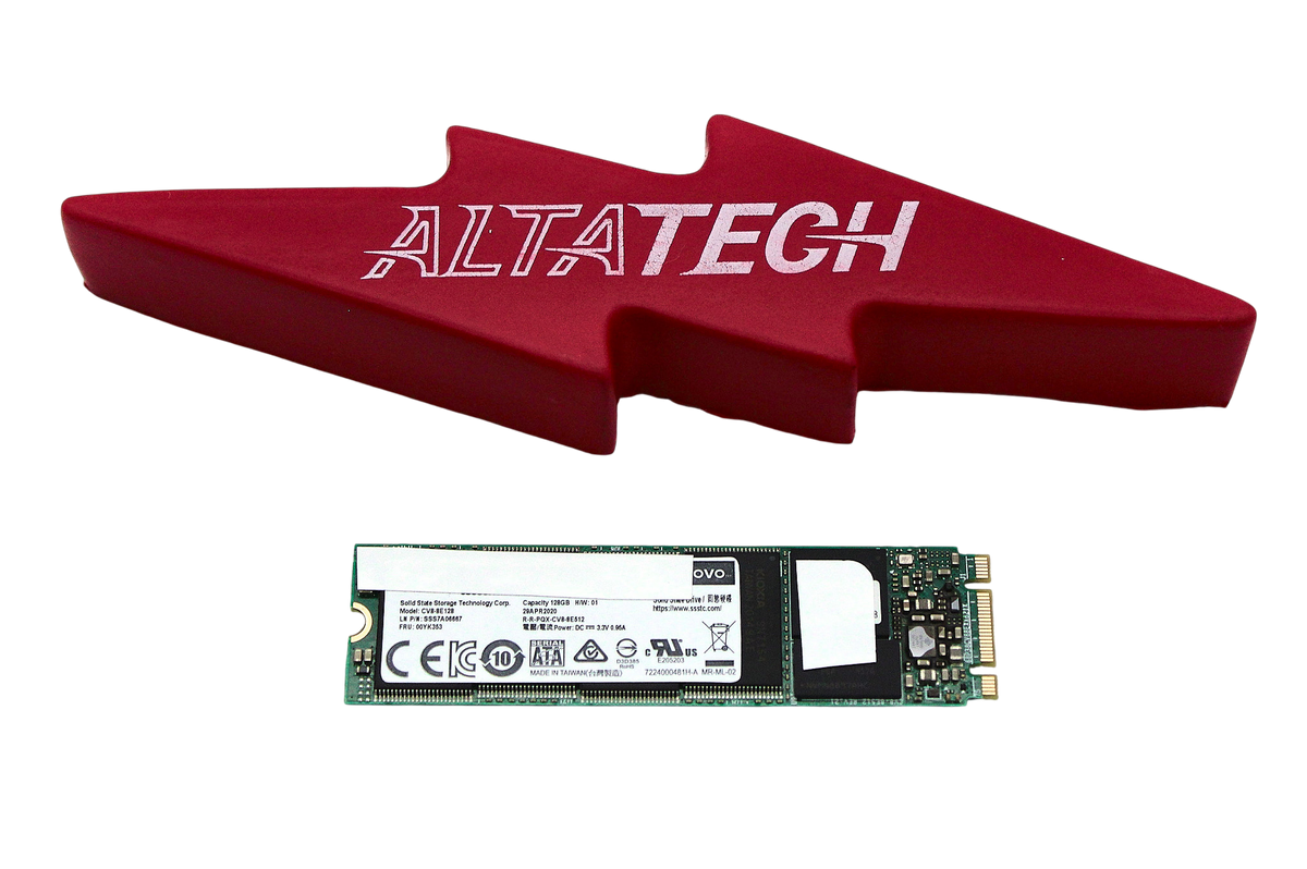 Lenovo 00YK353 LENOVO 128GB 6G M.2 2280 SATA SSD, Used