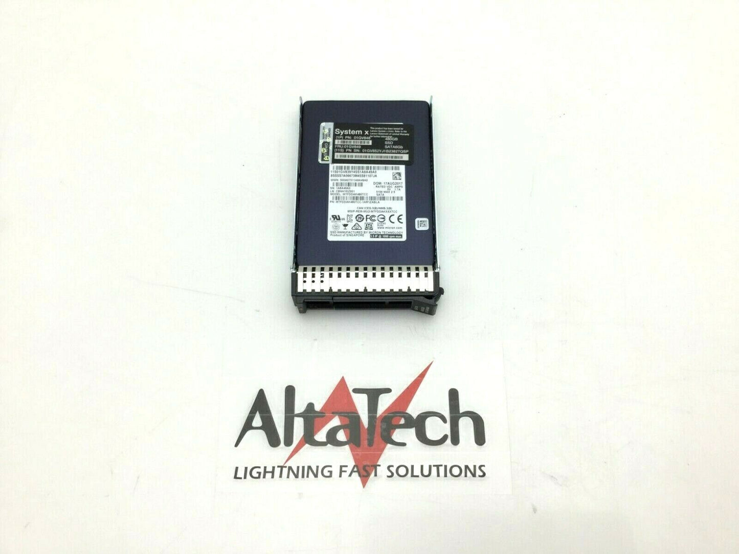 Lenovo 01GV849 480 GB SATA 2.5" Solid State Drive, Used