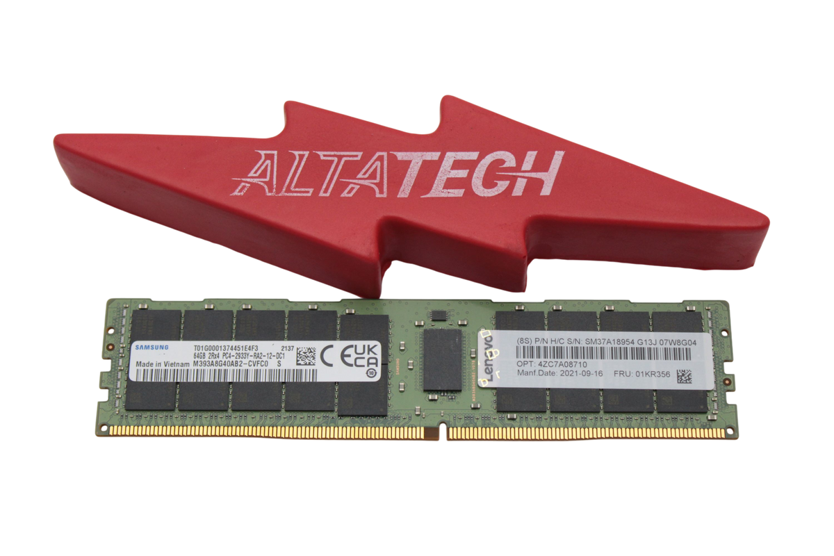 Lenovo 01KR356 64GB PC4-23400VR DDR4-2933 2RX4 ECC, Used