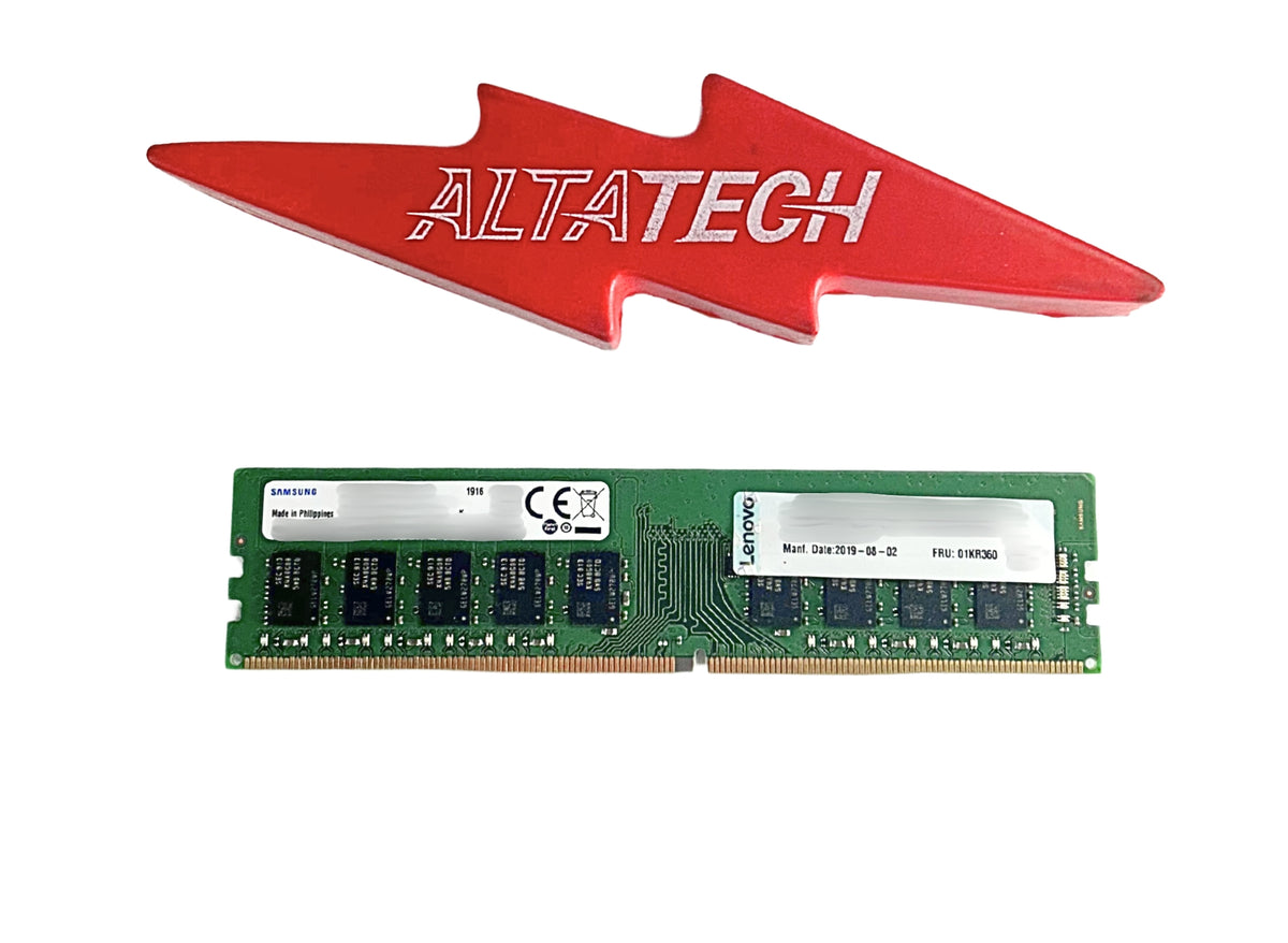 Lenovo 01KR360 ThinkSystem 16GB TruDDR4 2666MHz (2Rx8, 1.2V) ECC UDIMM, Used