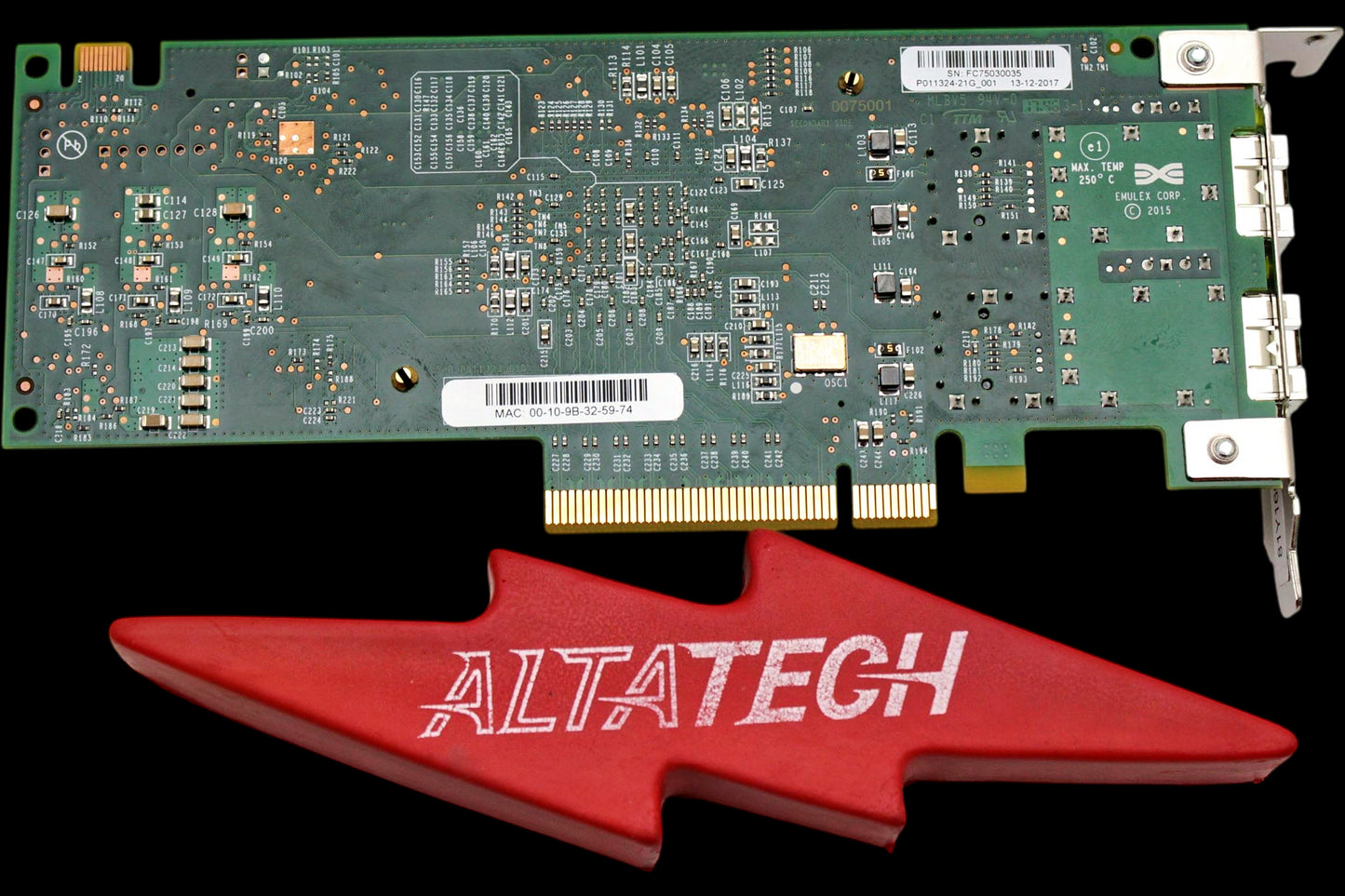 Lenovo 01KR609 EMULEX 16GB GEN6 FC 2PORT HBA, Used