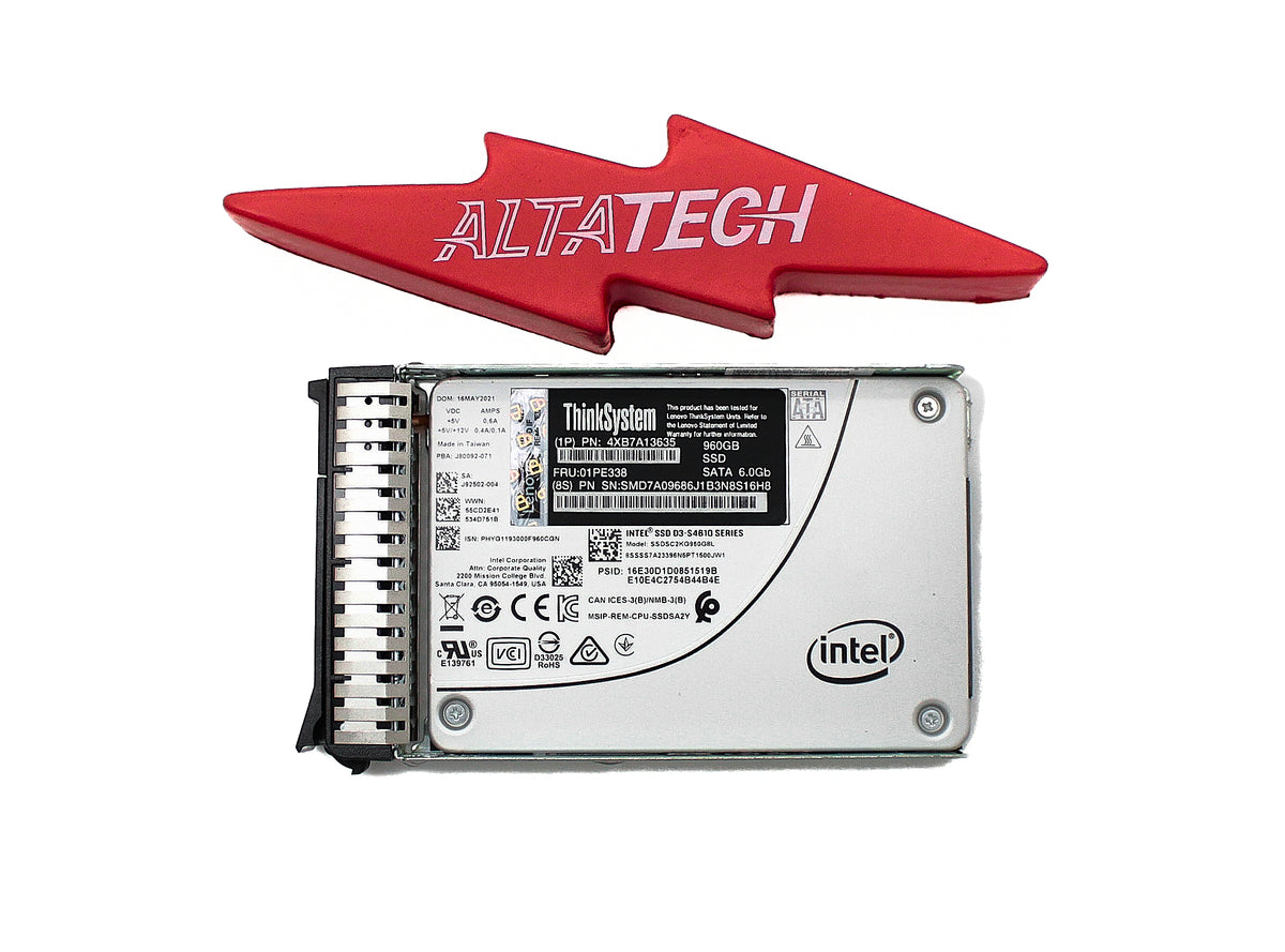 Lenovo 01PE338 960GB S4610 SATA 6G 2.5" HDD, Used