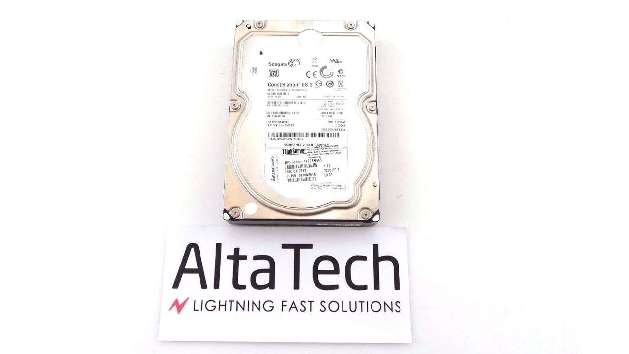 Lenovo 03T7933 Seagate 1TB SATA 3.5" Hard Drive, Used