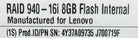Lenovo 4Y37A09735 ThinkSystem RAID 940-16i 8GB Raid Controller, Used