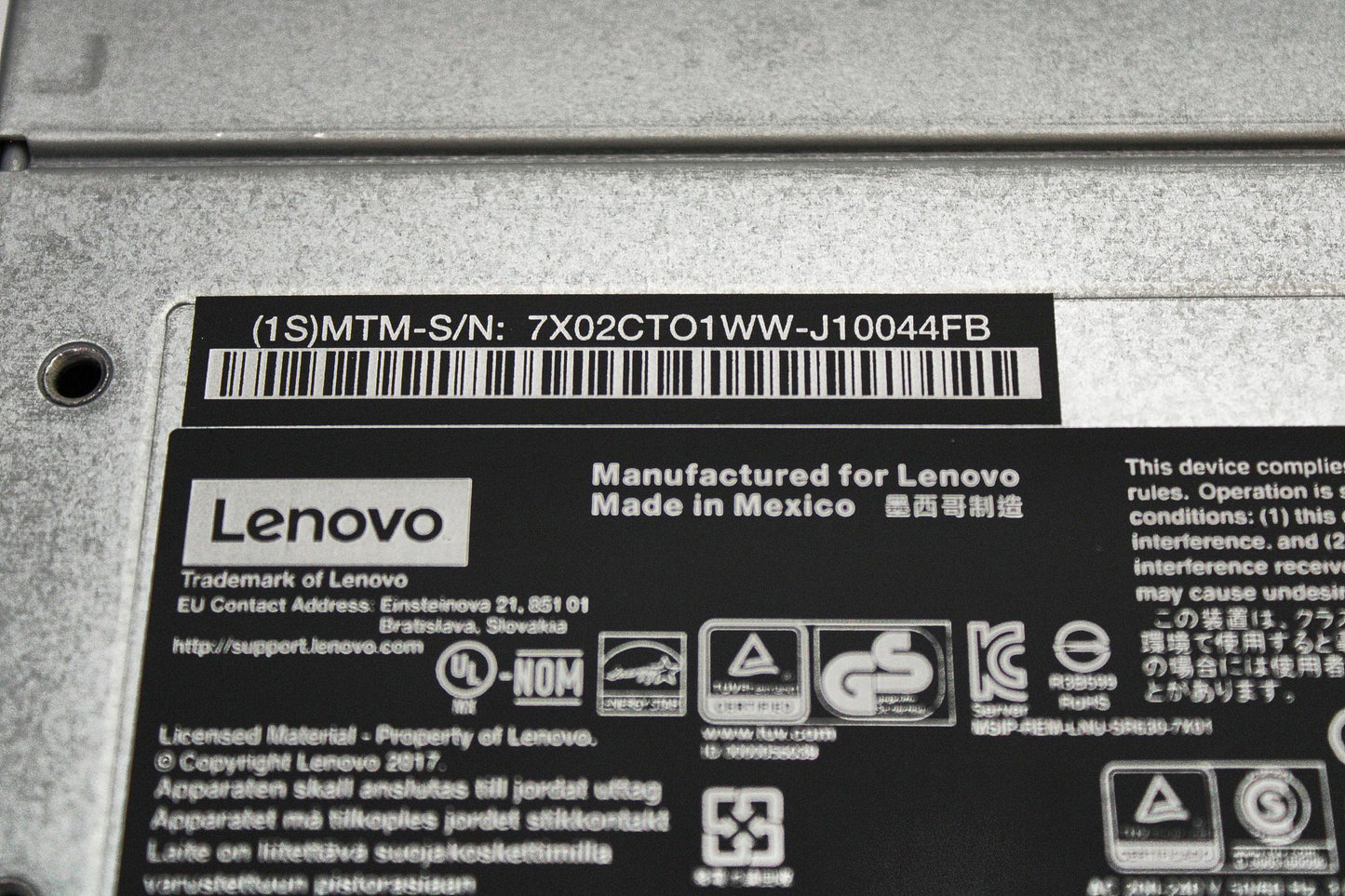 Lenovo 7X02CTO1WW Lenovo Thinkserver SR630 CTO, Used