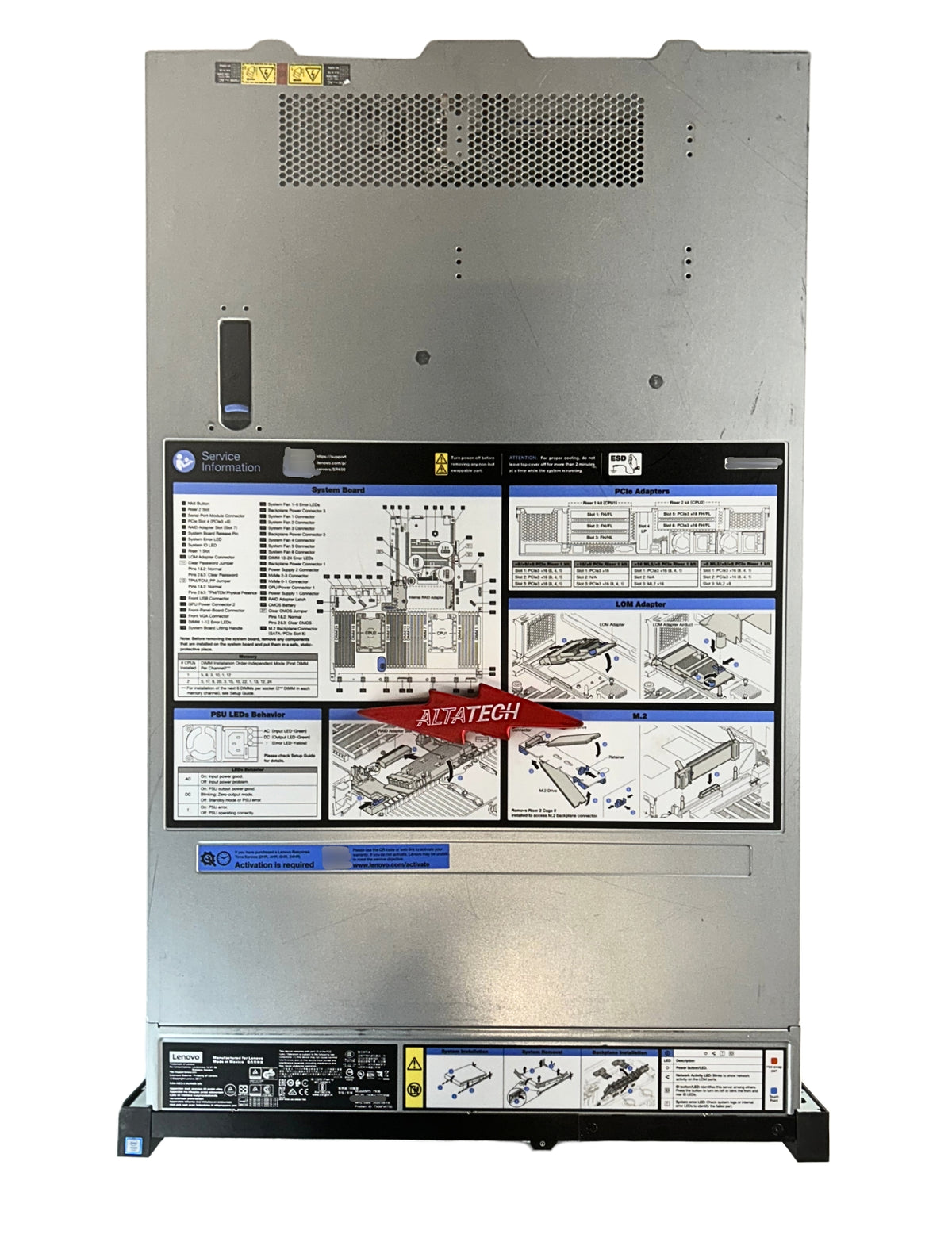 Lenovo 7X06CTO1WW SR650 Server CTO Base Chassis, Used