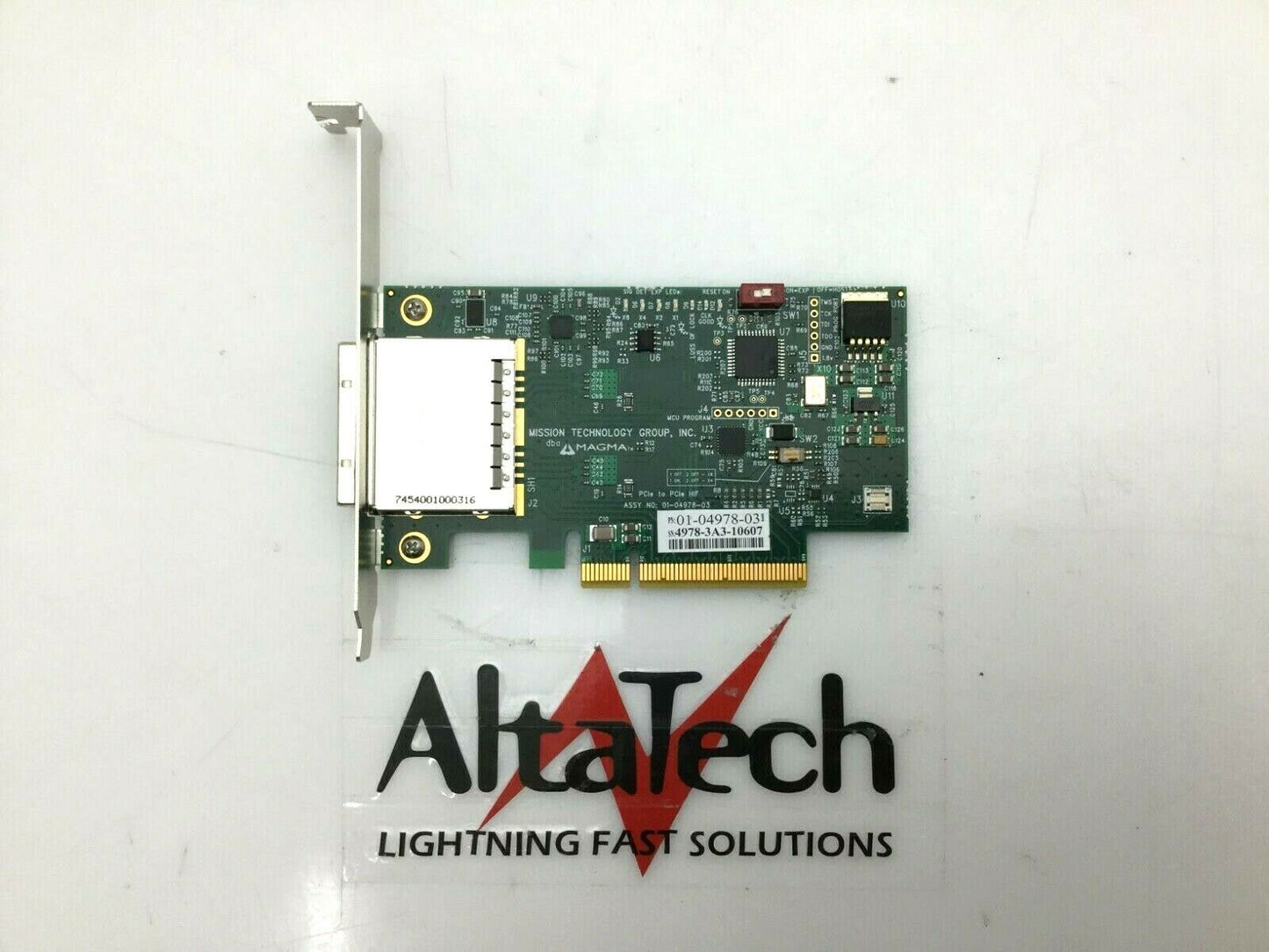 Magma 03-04978-03 Full Height PCI-e x8 Gen 2 SCSI Expansion Link Card, Used