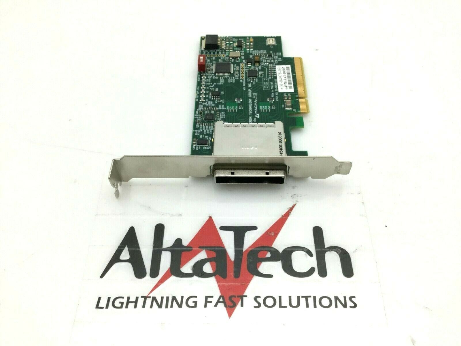OEM 03-04978-03 Full Height PCI-e x8 Gen 2 SCSI Expansion Link Card, Used