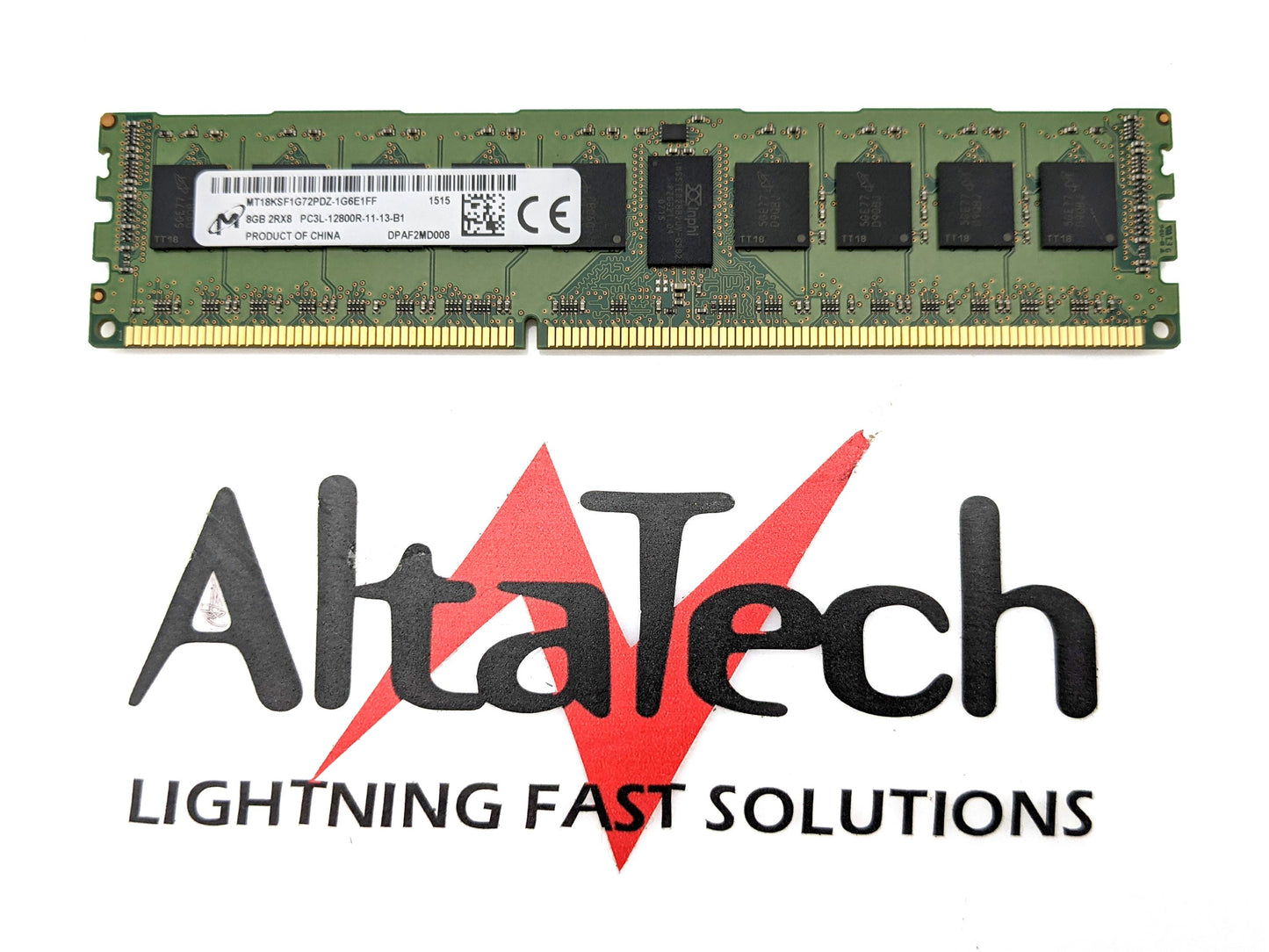 Micron MT18KSF1G72PDZ-1G6E1 8GB PC3L-12800R 2RX8 ECC, Used