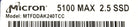 MICRON MTFDDAK240TCC INTEL 240GB SSD DISK SATA-600 2.5IN (5100M), Used