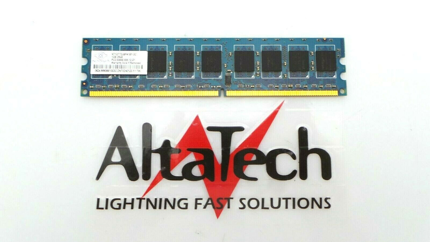 Nanya NT1GT72U8PA1BY-3C 1GB 2Rx8 PC2-5300E-555-12-G1 667MHz ECC RAM Me