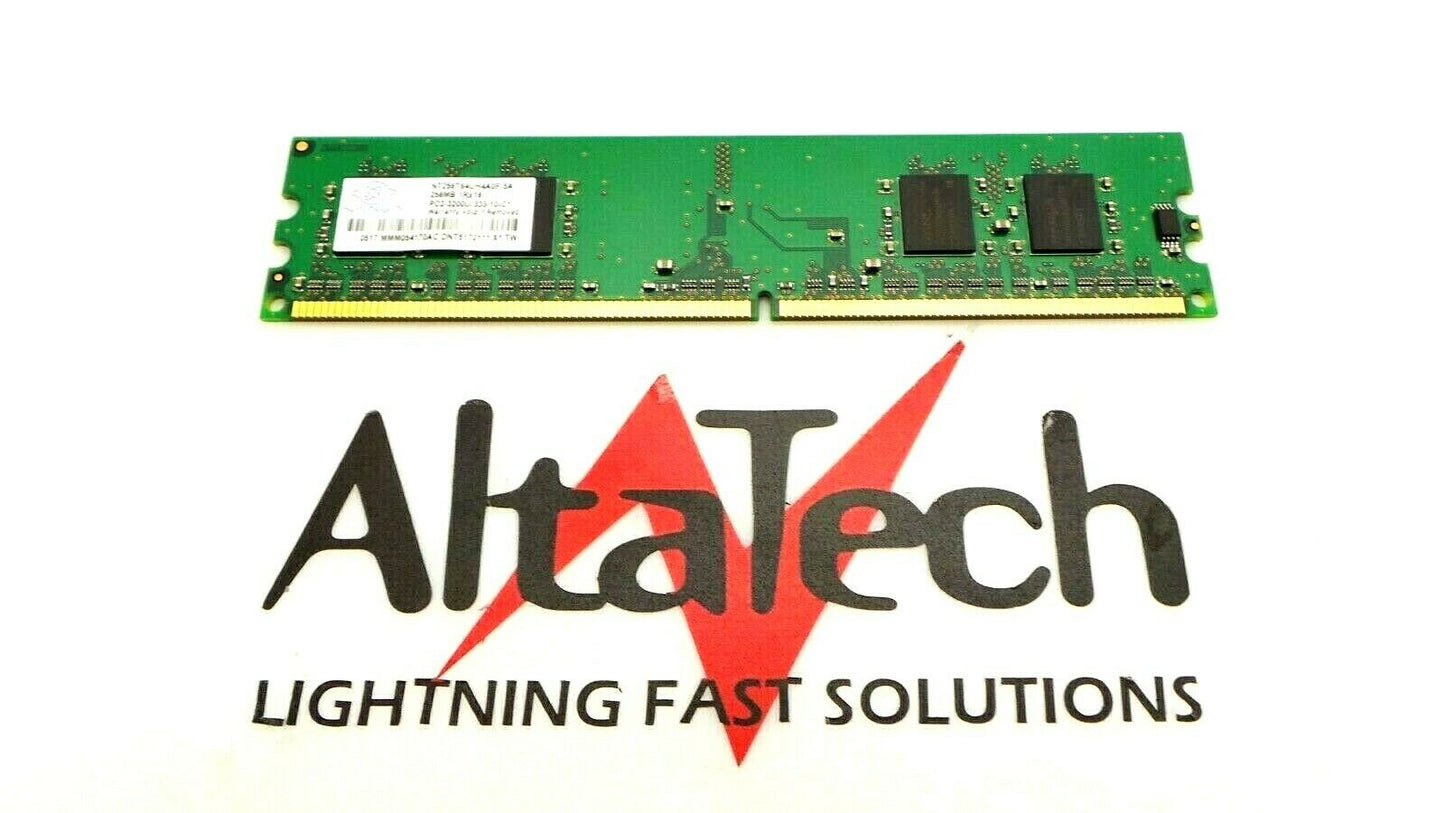 Nanya NT256T64UH4A0F-5A Nanya NT256T64UH4A0F-5A Nanya 256MB PC2-3200U DDR2-400 1Rx16 N-ECC Memory, Used