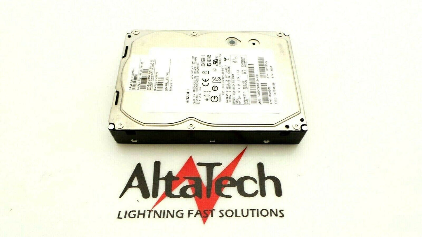 NetApp 0B24501 Hitachi 450GB 15K SAS 3.5" Hard Drive, Used