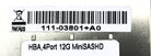 NetApp 111-03801 4-PORT HBA 12GB MINI SAS HD, Used