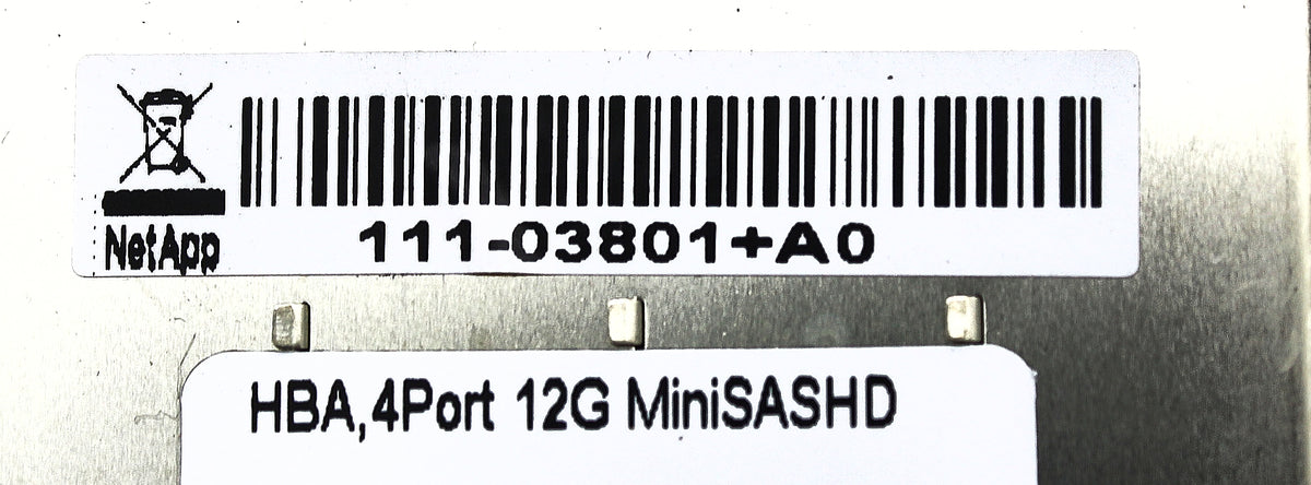 NetApp 111-03801 4-PORT HBA 12GB MINI SAS HD, Used