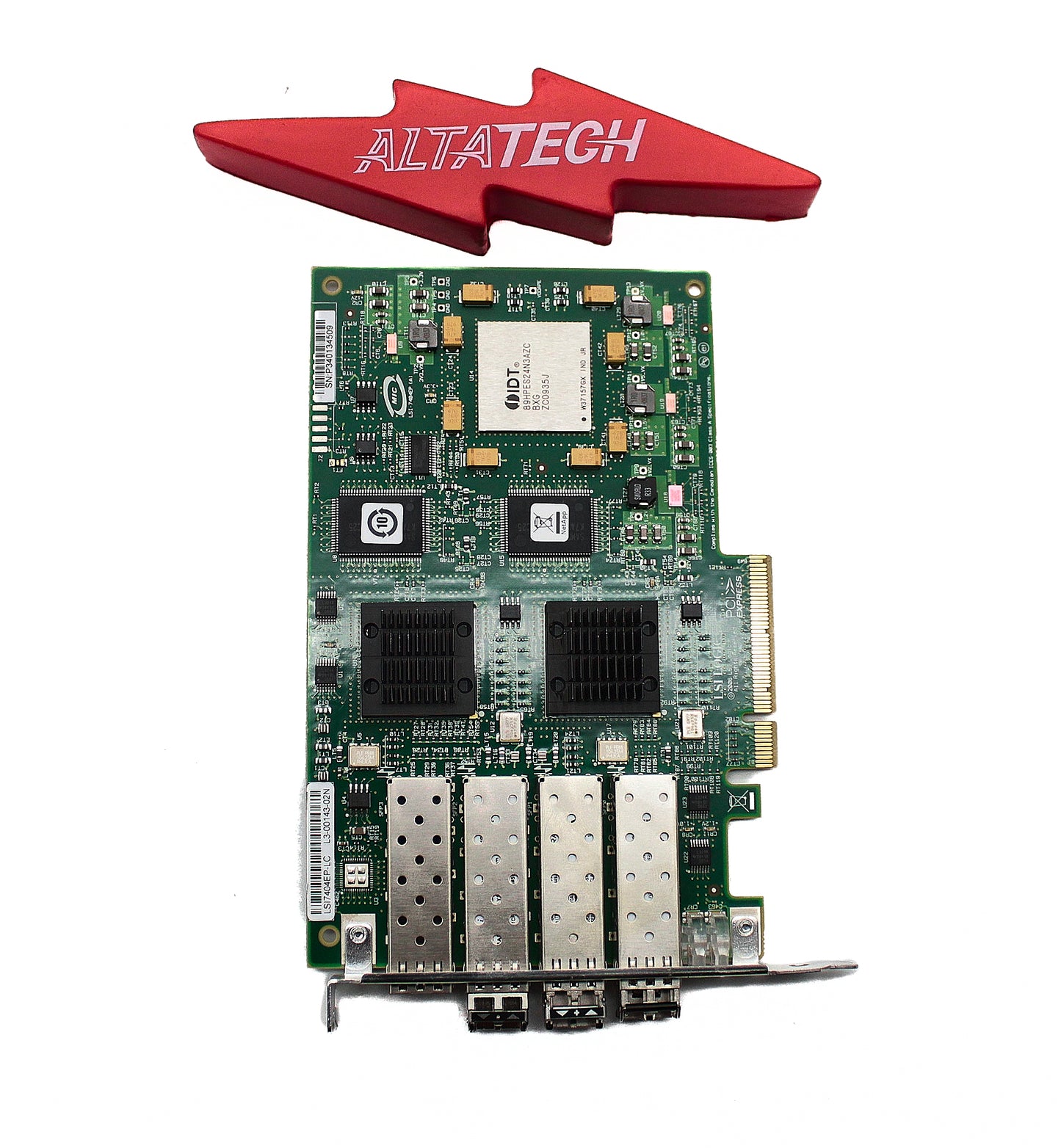 NetApp X2054B-R6 4-PORT FC 4GB PCIE HBA, Used