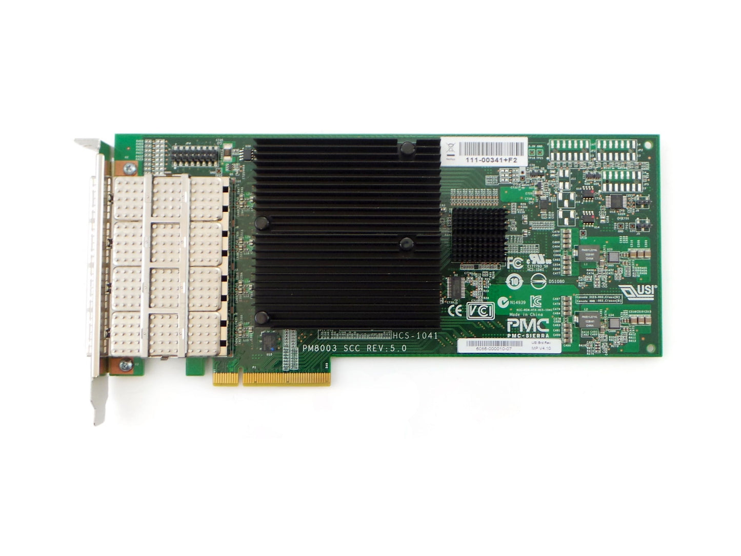 NetApp X2065A-R6 4-PORT 3GBPS SAS PCIE HBA, Used