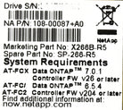 NetApp X266B-R5 320GB 7.2K 3.5