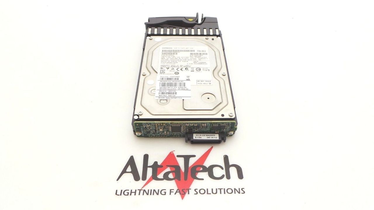 NetApp X299A-R5 Hitachi 2TB 7.2K SATA 3.5" Hard Drive, Used